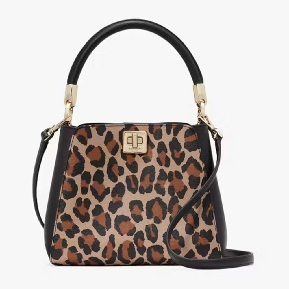 Kate Spade Phoebe Small Spotted Leopard Top Handle Satchel